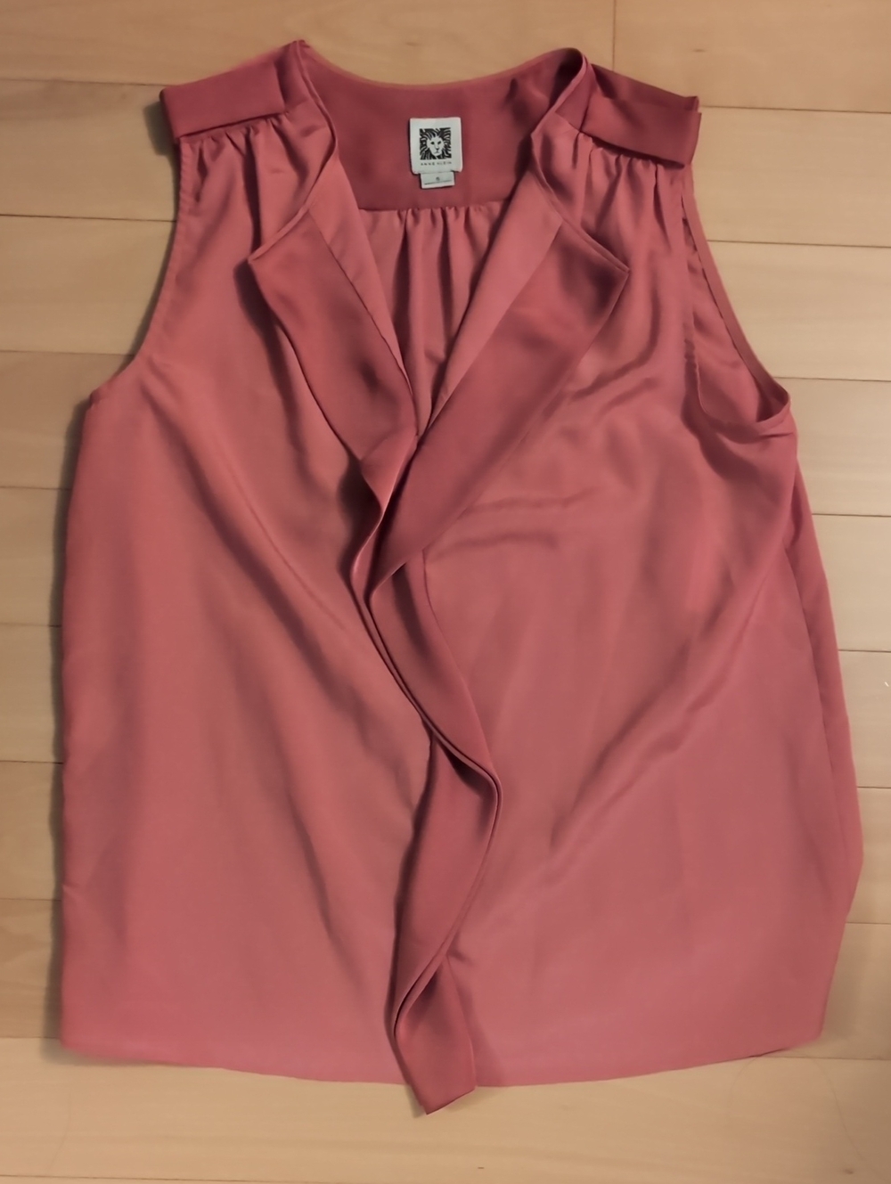 Anne Klein Sleeveless Ruffle Tank